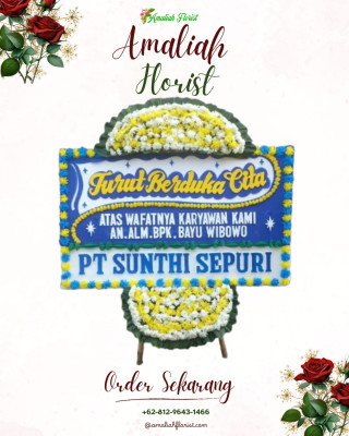 Papan Bunga Duka di Bukit Baru