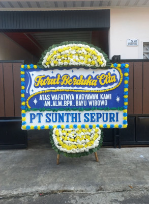 Papan Bunga Duka di Bukit Baru